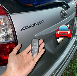 รับทำ Toyota AVANZA กุญแจรีโมทหาย
