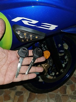 Yamaha R3 กุญแจหายหมด