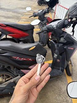 ฮอนด้า click 125 กุญแจหายหมด